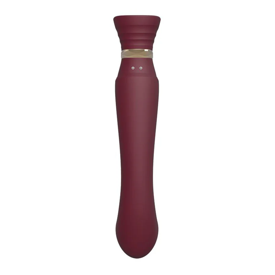 Set Vibrador de Lujo Queen Wine Red Controlado por APP Bluetooth by ZALO - Image 15