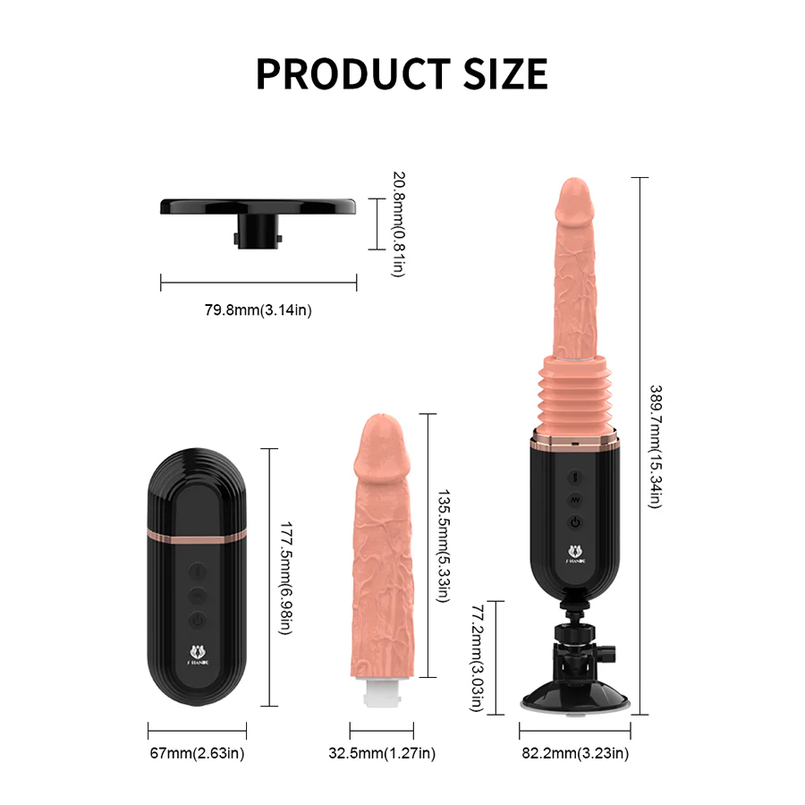 Vibrador Control Remoto Gatling - Image 5